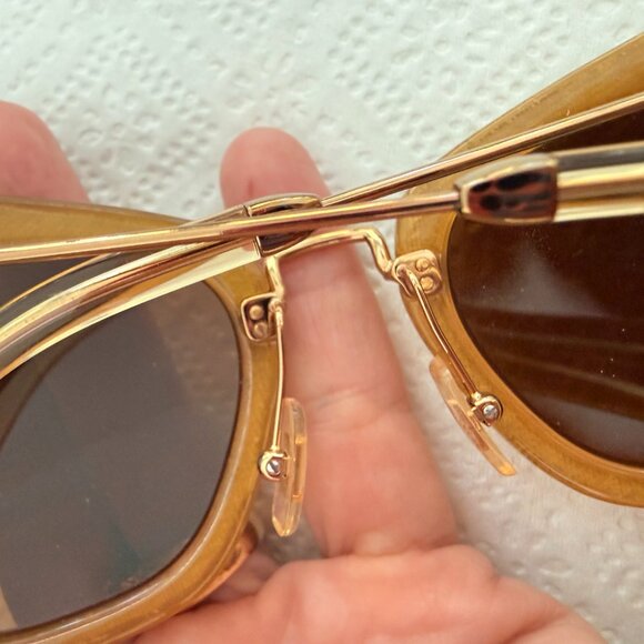 Miu Miu glitter gold cat eye sunglasses main image 7
